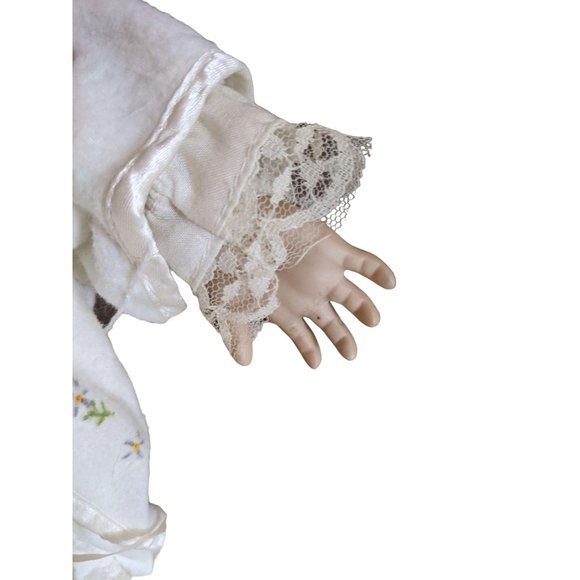 Musical Baby Doll, Bisque Head with Brahms Lullaby Windup - Picture 5 of 5